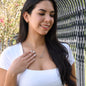 To My Precious Granddaughter/ Interlocking Hearts Necklace